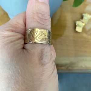 Gorgeous hand carved indigenous ring